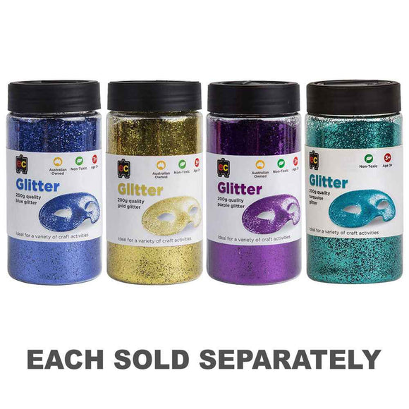 Educational Colours Glitter Jar 200g