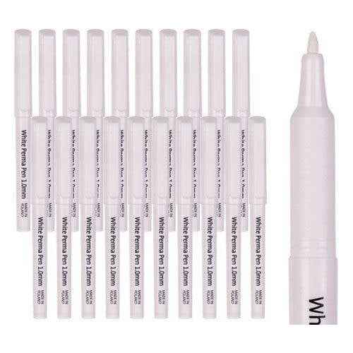 Zart Permanent Pen 20pcs (White)