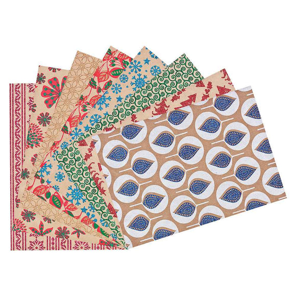 Glitter Christmas Paper 40pk