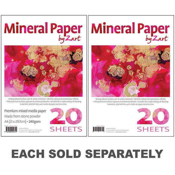 Mineral Paper Pad Premium 240gsm 20pcs