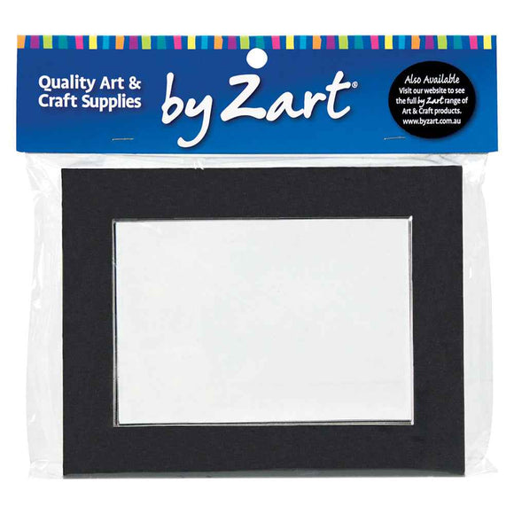 Pre-Cut Mounts A6 10pk (Black/White)