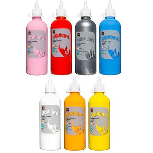 Educational Colours Liquicryl Junior Student Acrylic 500mL