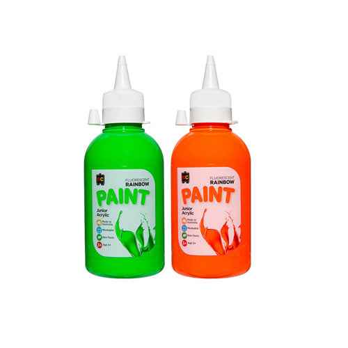 Educational Colours Fluoro Rainbow 250mL
