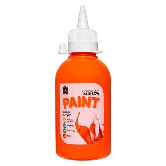 Educational Colours Fluoro Rainbow 250mL
