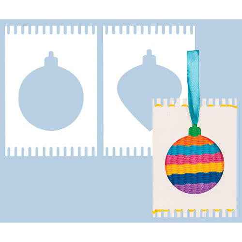 Cardboard Weaving Looms Baubles 12pcs