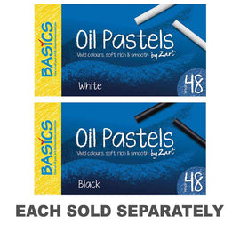 Basics Oil Pastels 48pk