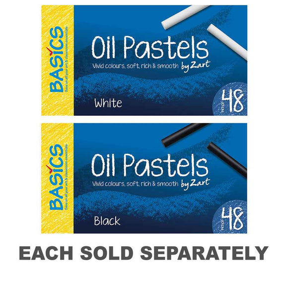 Basics Oil Pastels 48pk