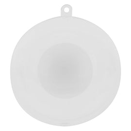 Plastic Ball with Cut Out Opening 80mm 10pcs