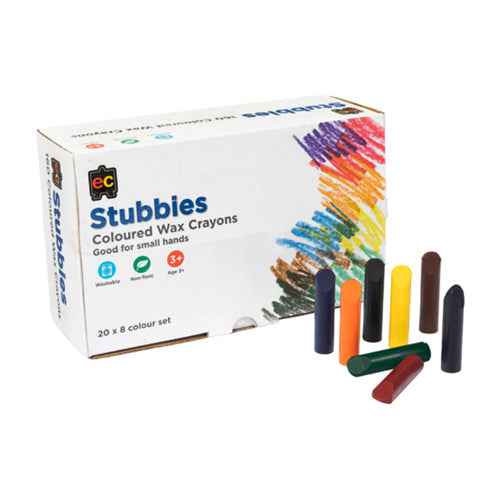 First Creations Stubbie Crayons 160pcs