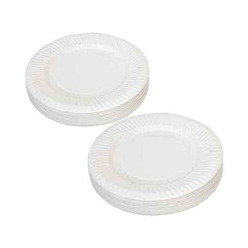 Creative School Supply Paper Plate 50pcs (White)