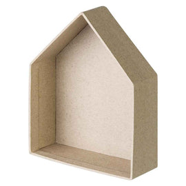 Papier Mache House 12pk