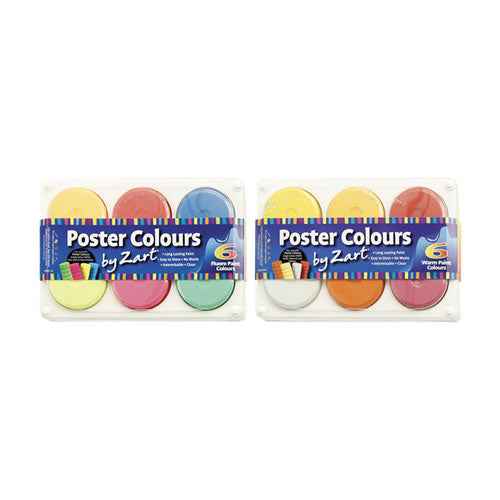 Zart Poster Colours 6pk