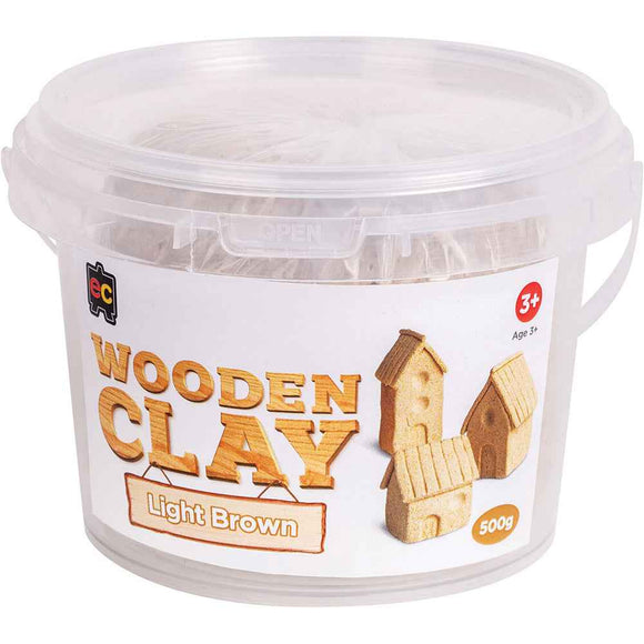 Educational Colours Wooden Clay 500g