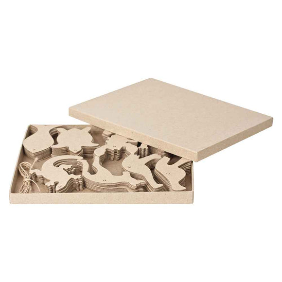 Papier Mache Australian Animals 80pk