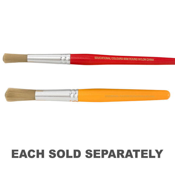 Educational Colours Brush Stubby Round