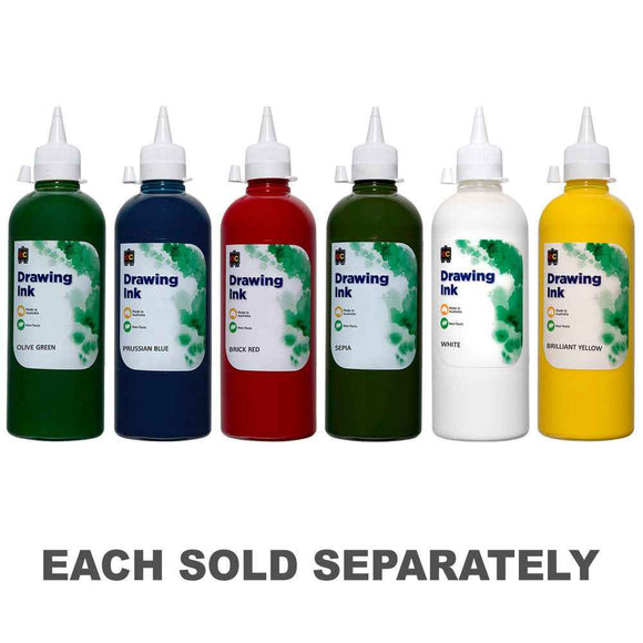 Educational Colours Drawing Ink 500mL