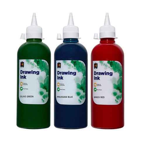 Educational Colours Drawing Ink 500mL