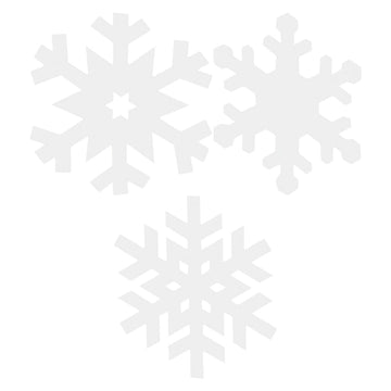 Zart Scratch Snowflakes 30pk
