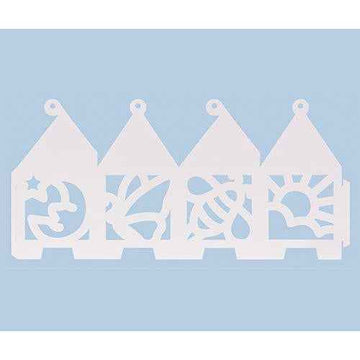 3D Craft Cardboard Lanterns 32pk