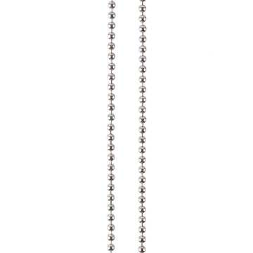 Ball Chain Necklace with Clasp 67cm 10pcs (Silver)