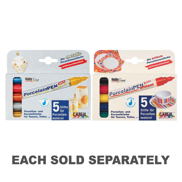 Kreul Porcelain Markers 5pcs