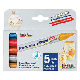 Kreul Porcelain Markers 5pcs