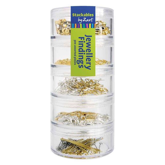 Stackable Jewellery Findings 300pk