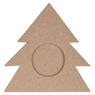 Paper Mache Tree Photo Frame 13cm 5pk