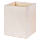 Wooden Pencil Holder (8x8.2x10cm)