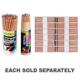 Basics Triangular Colour Pencils