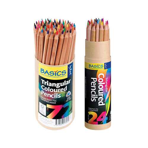 Basics Triangular Colour Pencils