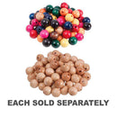 Round Wooden Beads 25mm 100pk