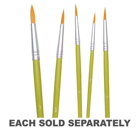 Budget Taklon Round Brush 10pk