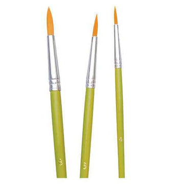 Budget Taklon Round Brush 10pk