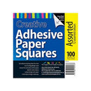 Adhesive Paper Squares 100pk