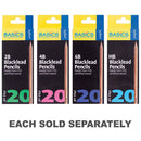 Basics Blackleads Pencil 20pcs