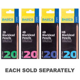 Basics Blackleads Pencil 20pcs