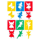 Educational Colours Fairy Stencils (Set of 6)
