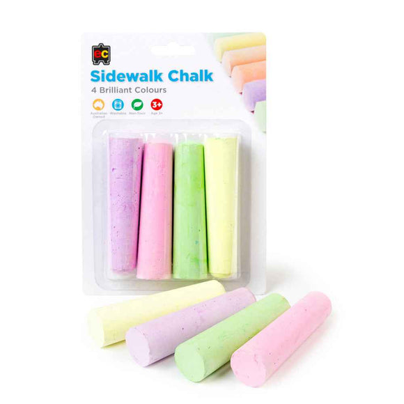 Fluorescent Jumbo Sidewalk 4pcs