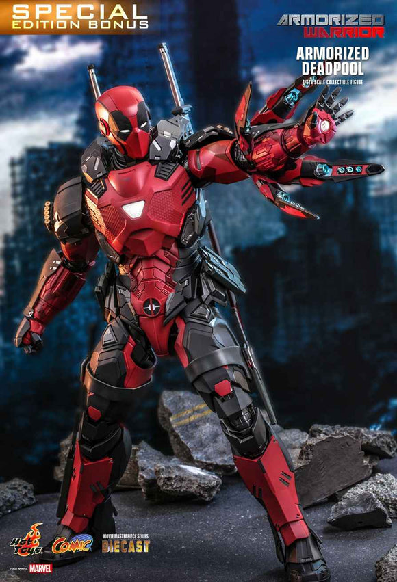Figurine Hot Toys CMS09D42 - Marvel Comics - Armorized Deadpool Deluxe Version