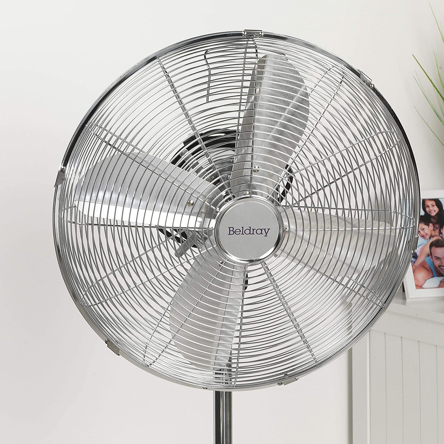 Ventilateur sur pied chromé beldray eh3263vde