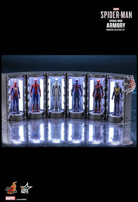 Figurine Hot Toys VGMC002 - VGMC008 - Marvel's Spider-Man - Spider-Man Armory