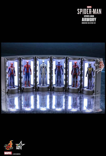 Figurine Hot Toys VGMC002 - VGMC008 - Marvel's Spider-Man - Spider-Man Armory