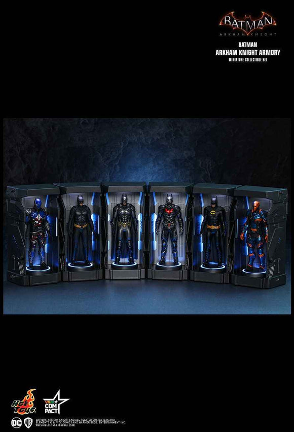 Figurine Hot Toys VGMC009 - VGMC015 - Batman : Arkham Knight - Batman Armory