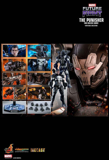 Figurine Hot Toys VGM33D28 - Marvel Comics - Marvel Future Fight - The Punisher War Machine Armor