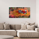Woody Woodpecke reproduction officielle sur toile de l'œuvre de Vincent STREIFF