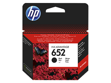 HP 652 original Ink cartridge F6V25AE BHK Black
