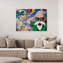 Tortue Géniale reproduction officielle sur toile de l'œuvre de Vincent STREIFF