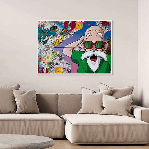 Tortue Géniale reproduction officielle sur toile de l'œuvre de Vincent STREIFF