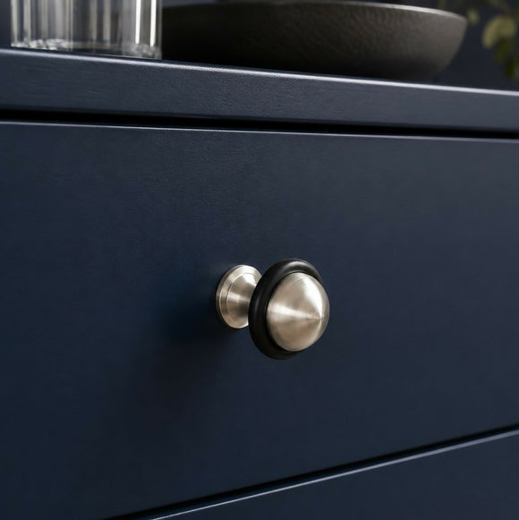Bouton de meuble PICCOLO, Finition laiton nickel mat